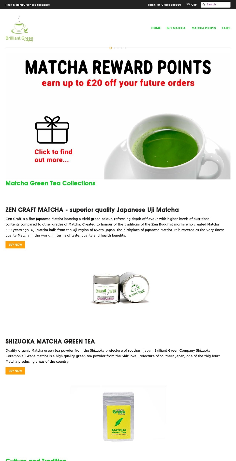 brilliantgreencompany.com — Shopify storefront screenshot