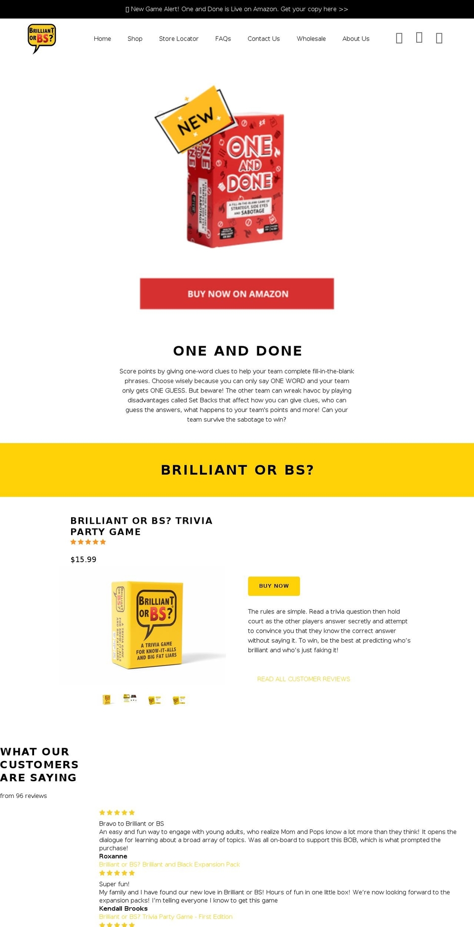 brilliantorbs.com shopify website screenshot