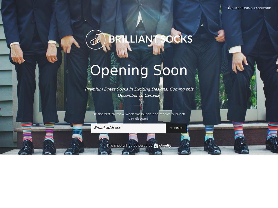 Preview Shopify theme site example brilliantsocks.com