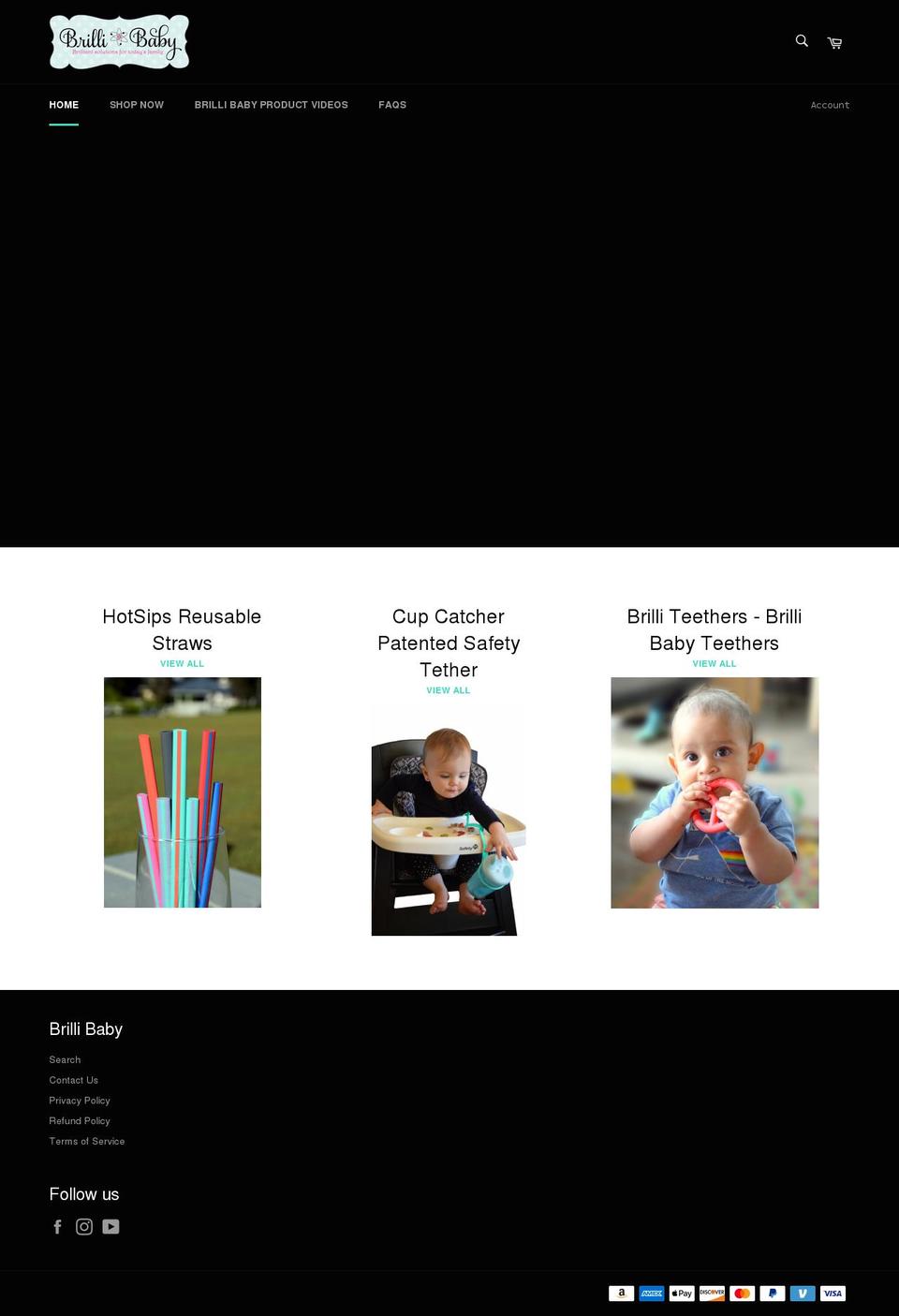 brillibaby.com shopify website screenshot