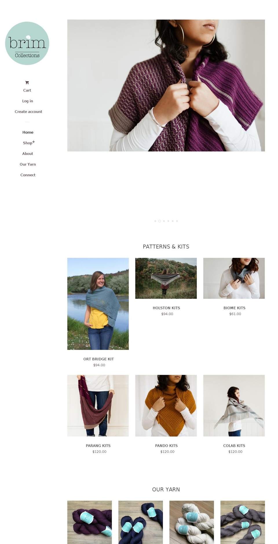 brimcollections.com — Shopify storefront screenshot