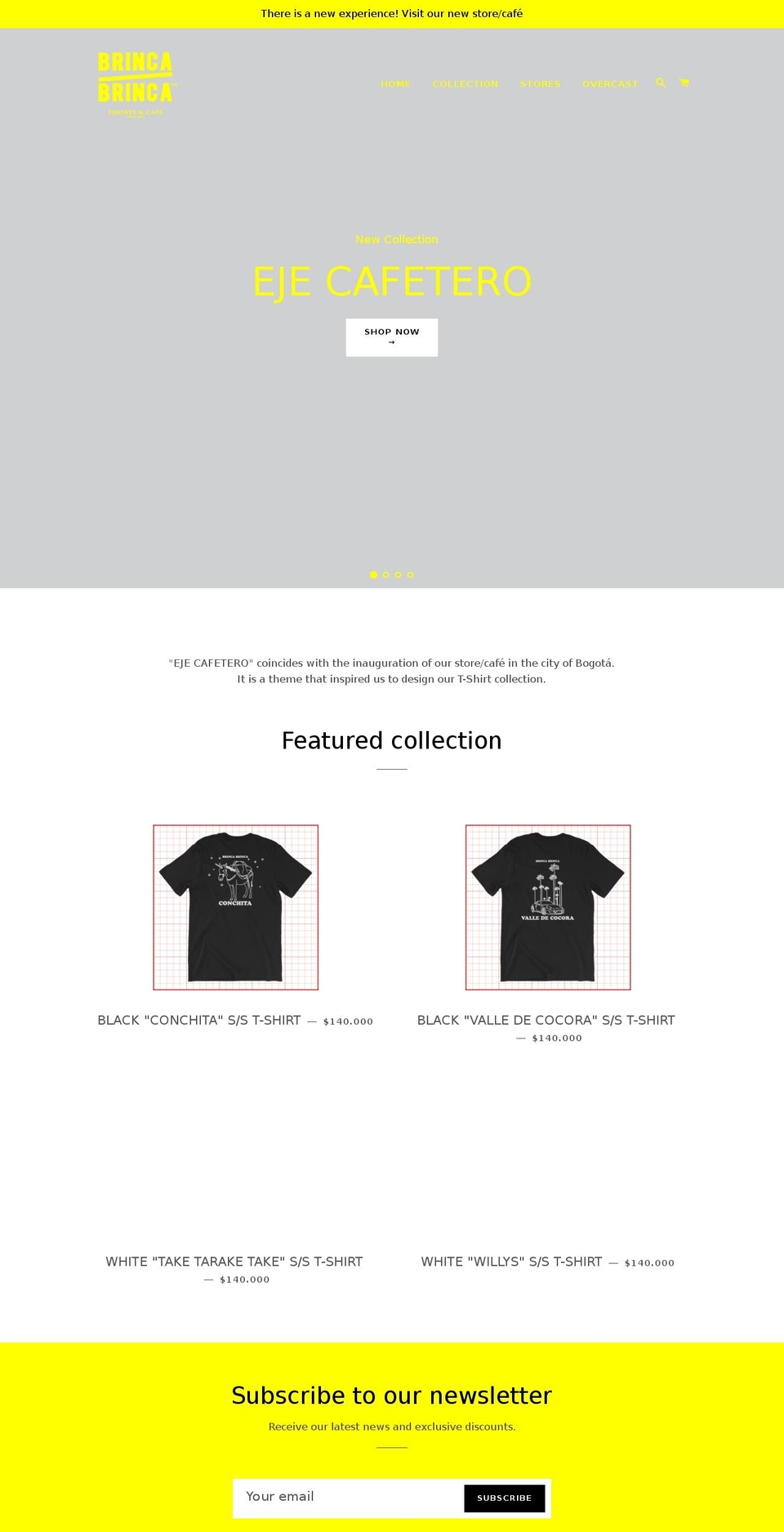 brincabrinca.com — Shopify storefront screenshot