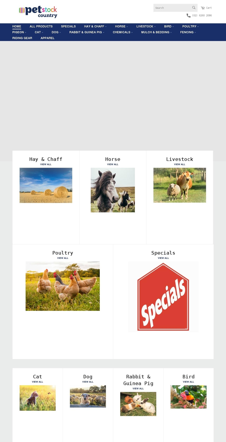 brindabellastockfeed.com.au shopify website screenshot