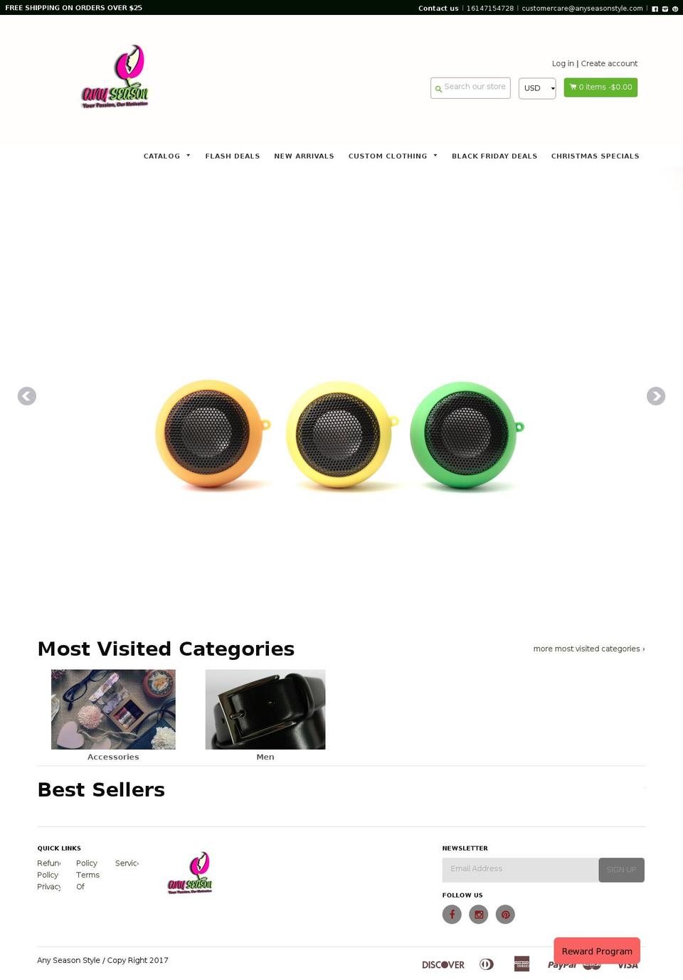 bring-on-summer.com — Shopify storefront screenshot