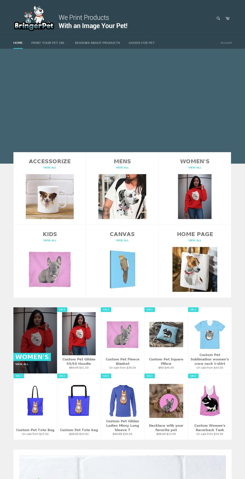 bringerpet.com shopify website screenshot