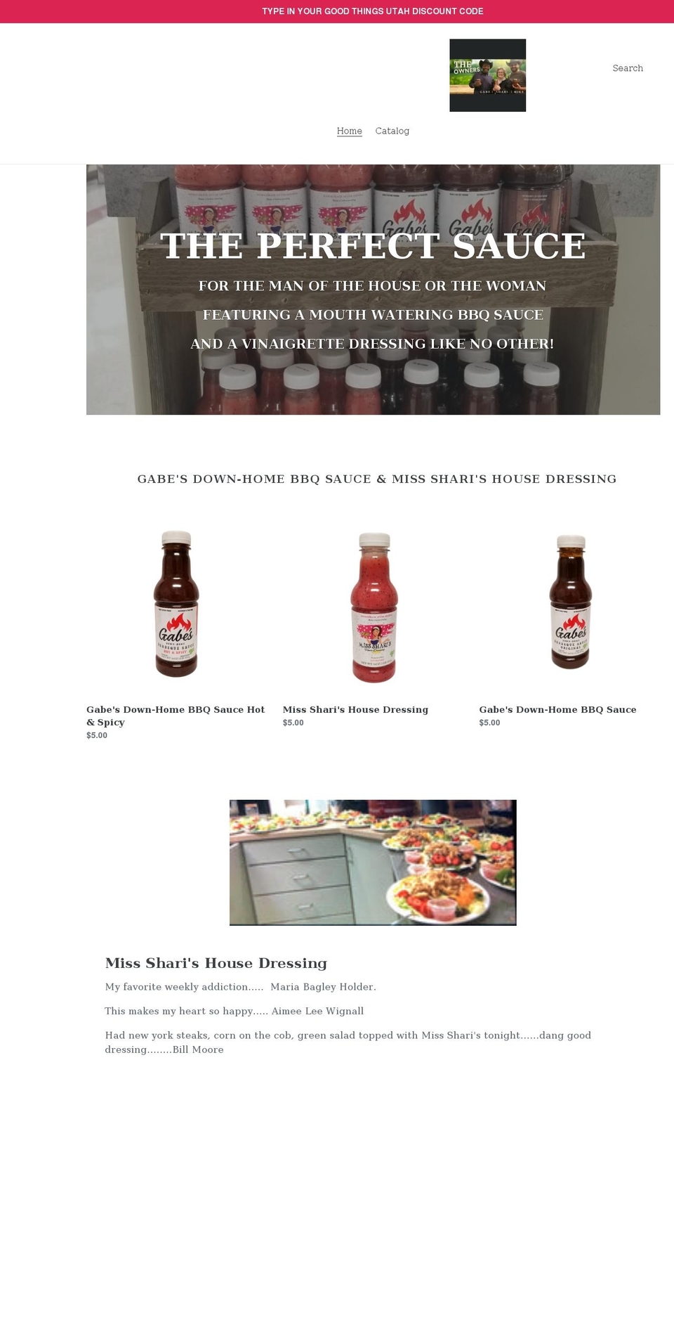 bringthesauce.com shopify website screenshot