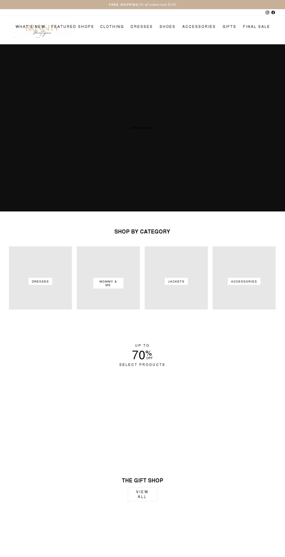brinisity.com shopify website screenshot