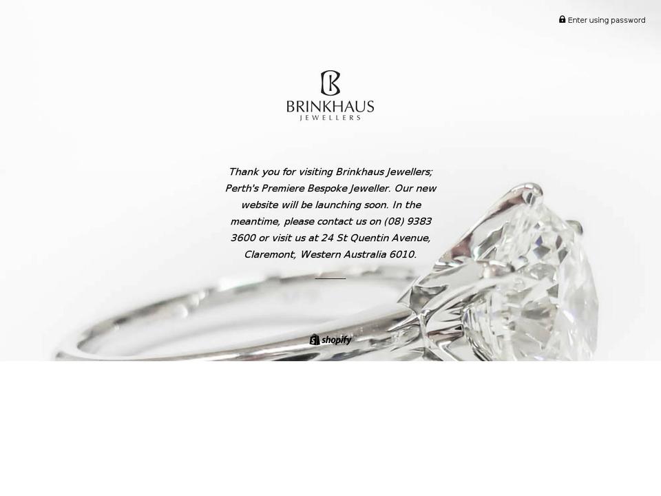 brinkhaus.com.au shopify website screenshot