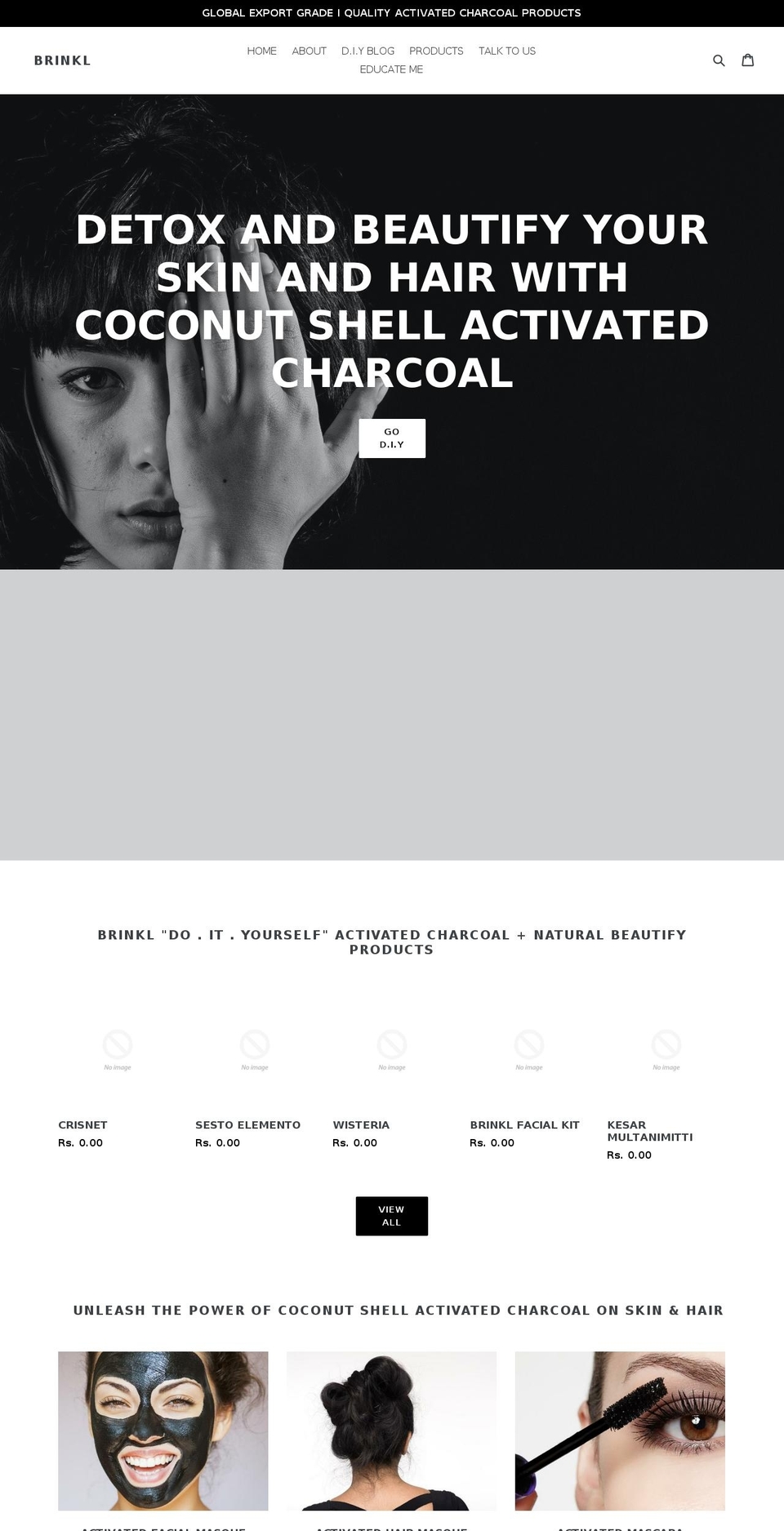 brinkl.com shopify website screenshot