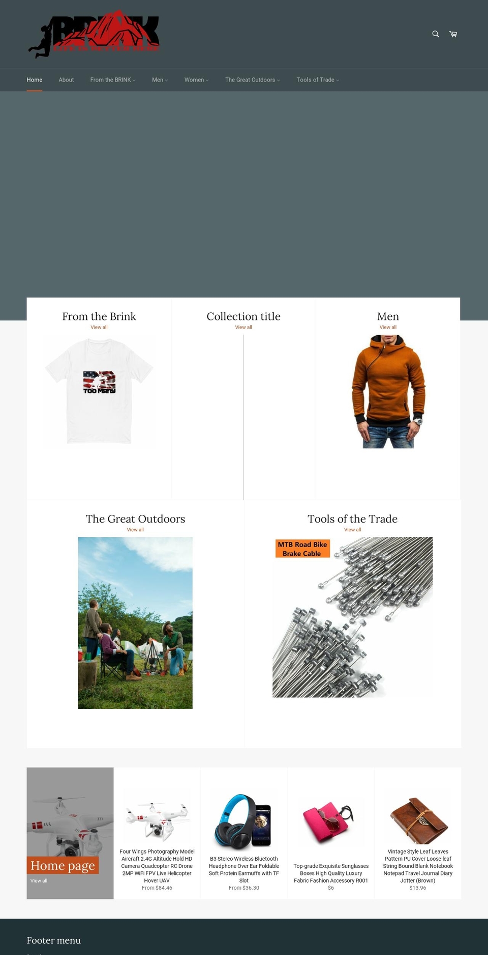 brinkms.com shopify website screenshot