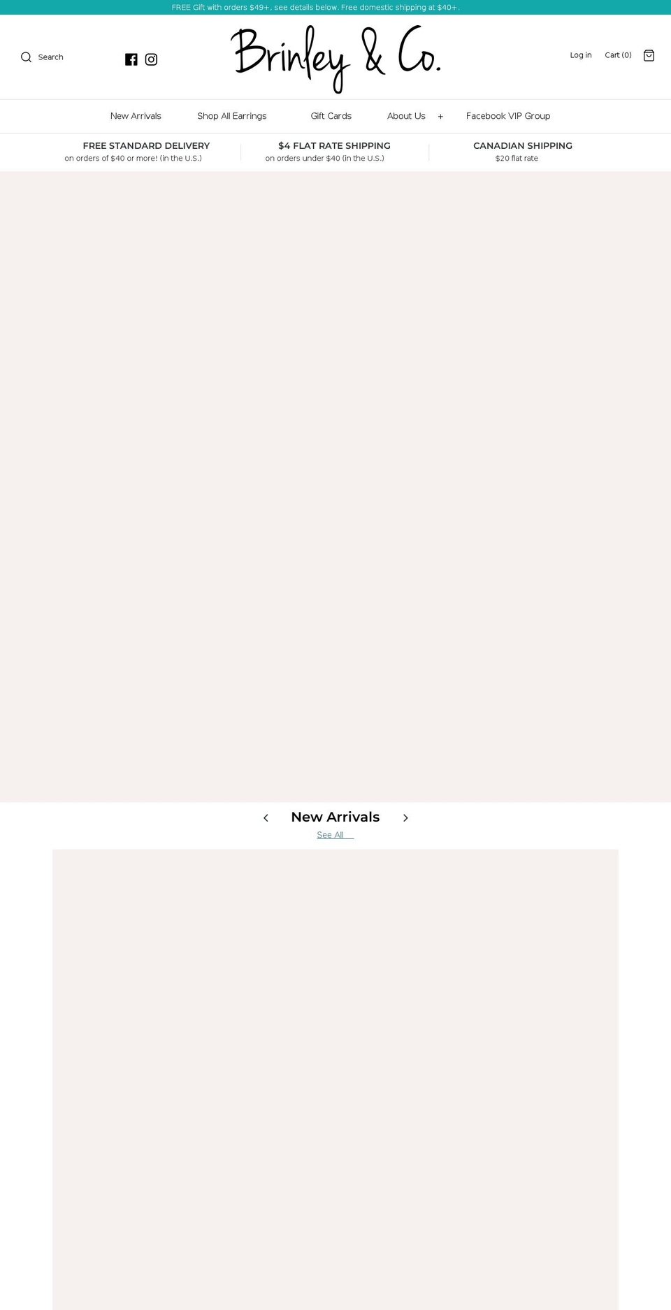 brinleyandcompany.com shopify website screenshot