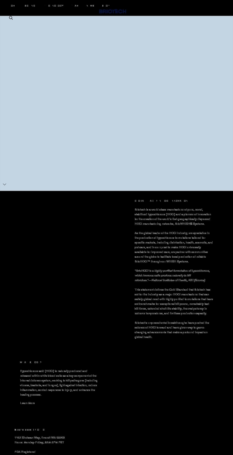 brioglobal.com shopify website screenshot