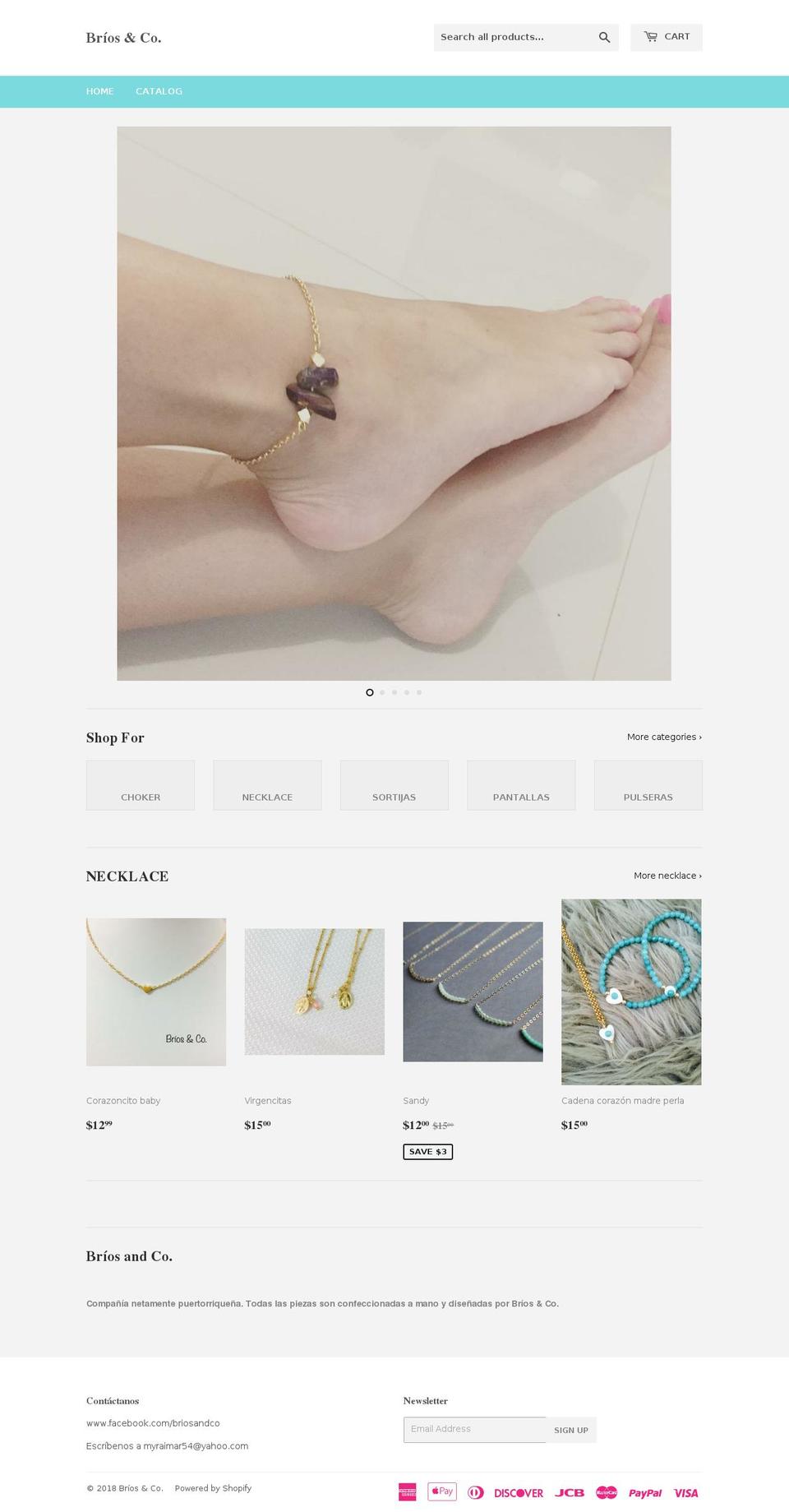 briosandco.com — Shopify storefront screenshot