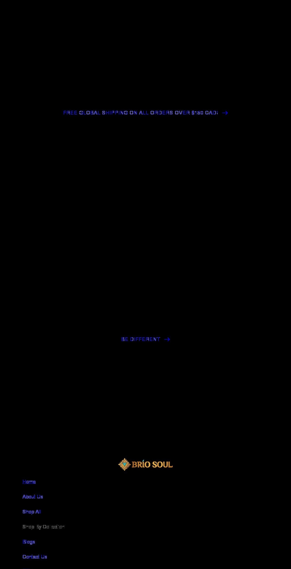 briosoul.com shopify website screenshot