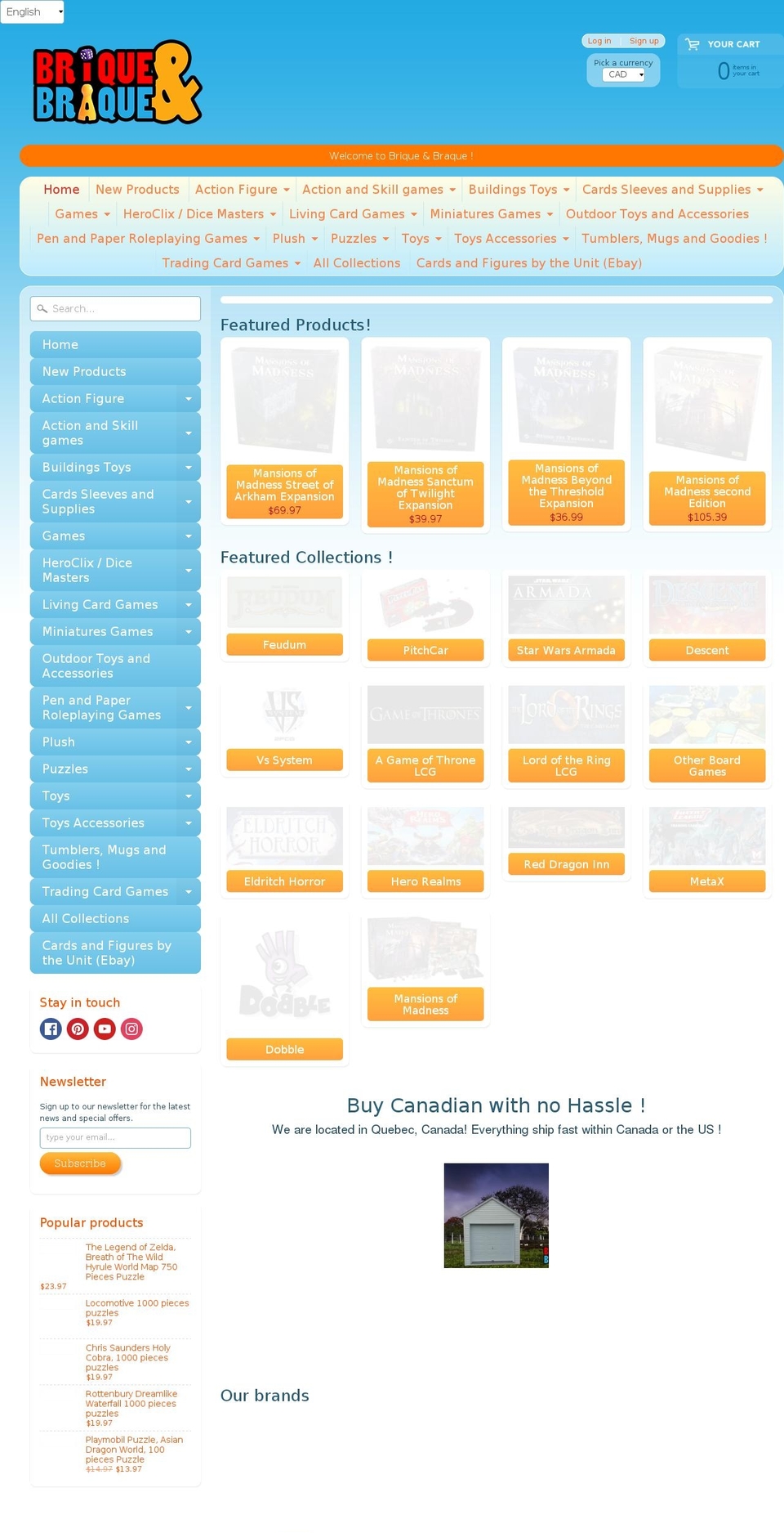 briquebraque.com — Shopify storefront screenshot