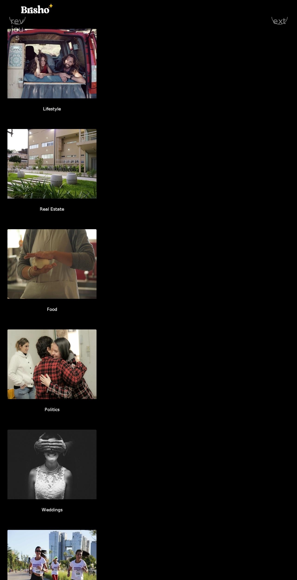 brisho.com — Shopify storefront screenshot