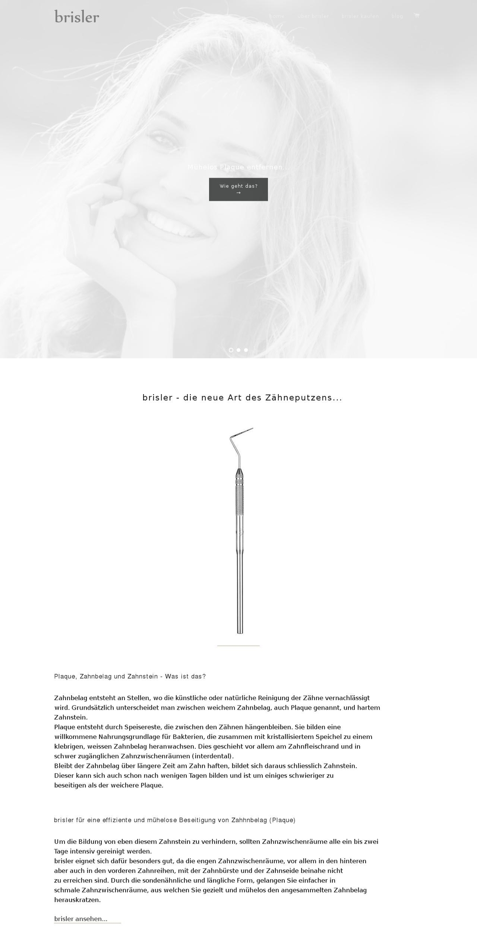 brisler.com shopify website screenshot
