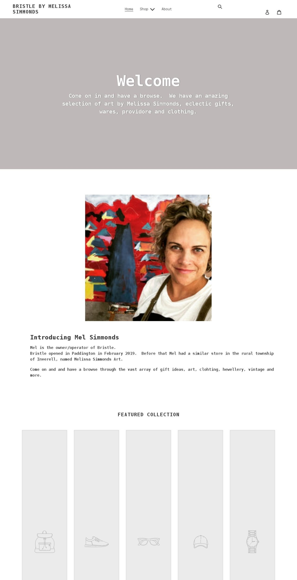 bristle.com.au shopify website screenshot
