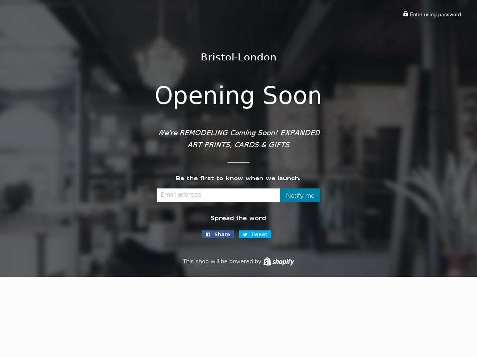 bristol-london.com shopify website screenshot