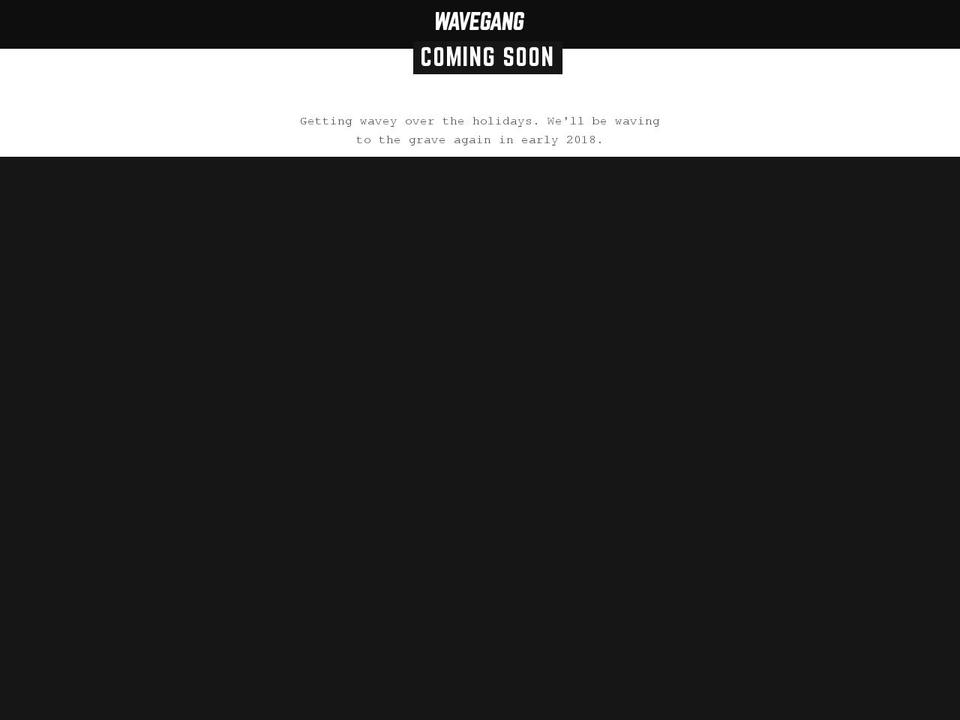 bristolwavegang.com — Shopify storefront screenshot