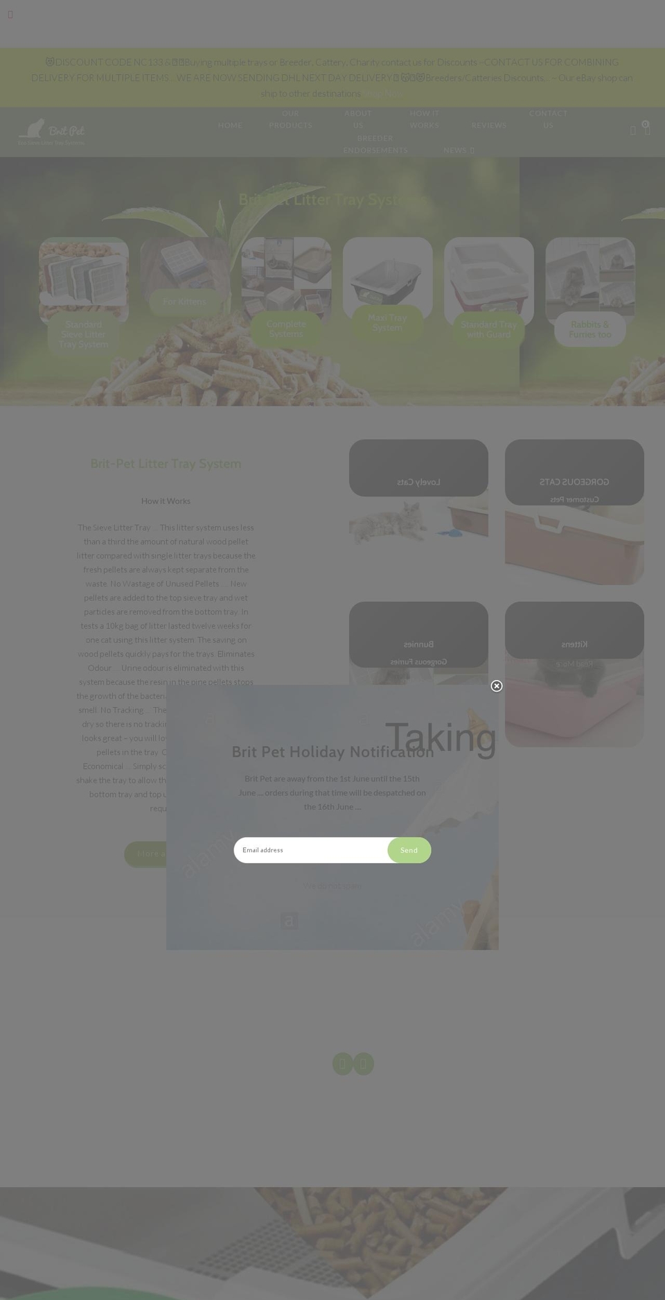 brit-pet.com shopify website screenshot