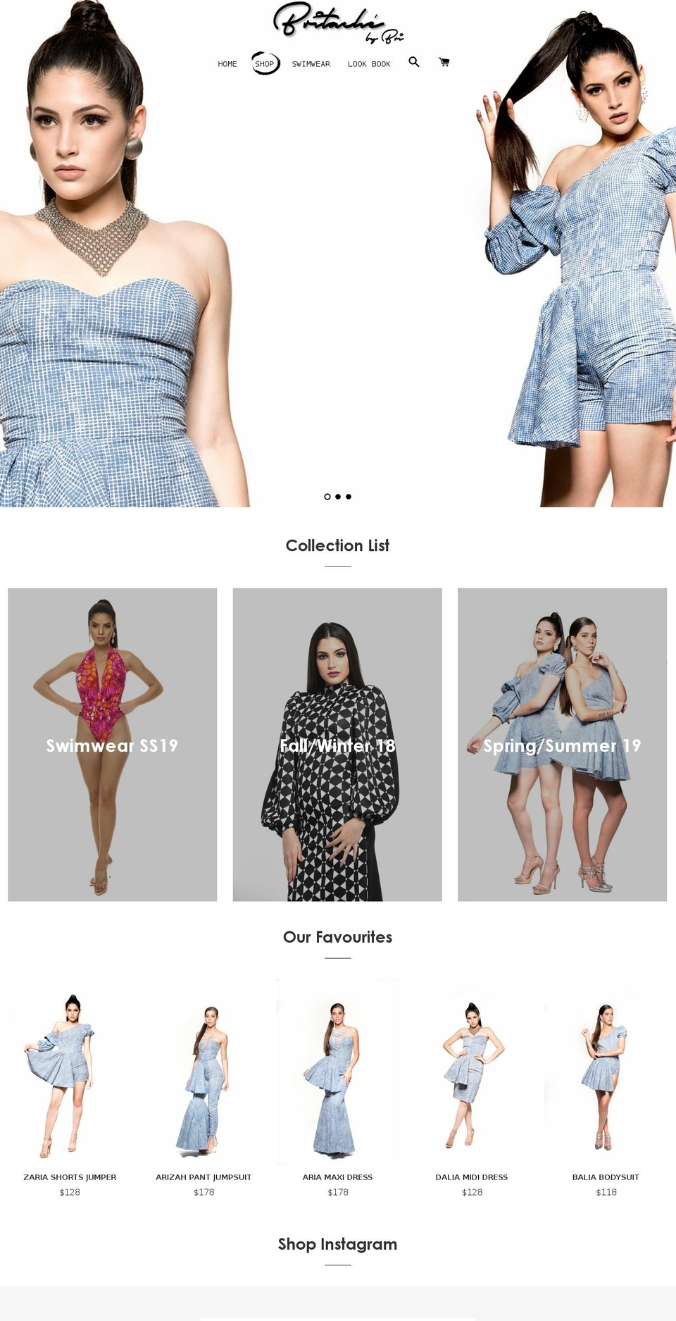 britachebybri.com — Shopify storefront screenshot