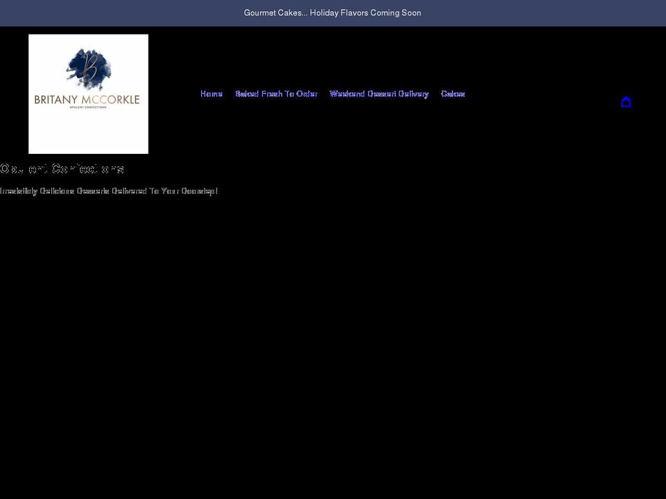 britanymccorkle.com shopify website screenshot