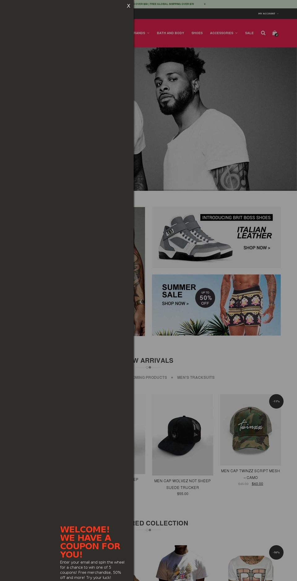 britboss.com shopify website screenshot
