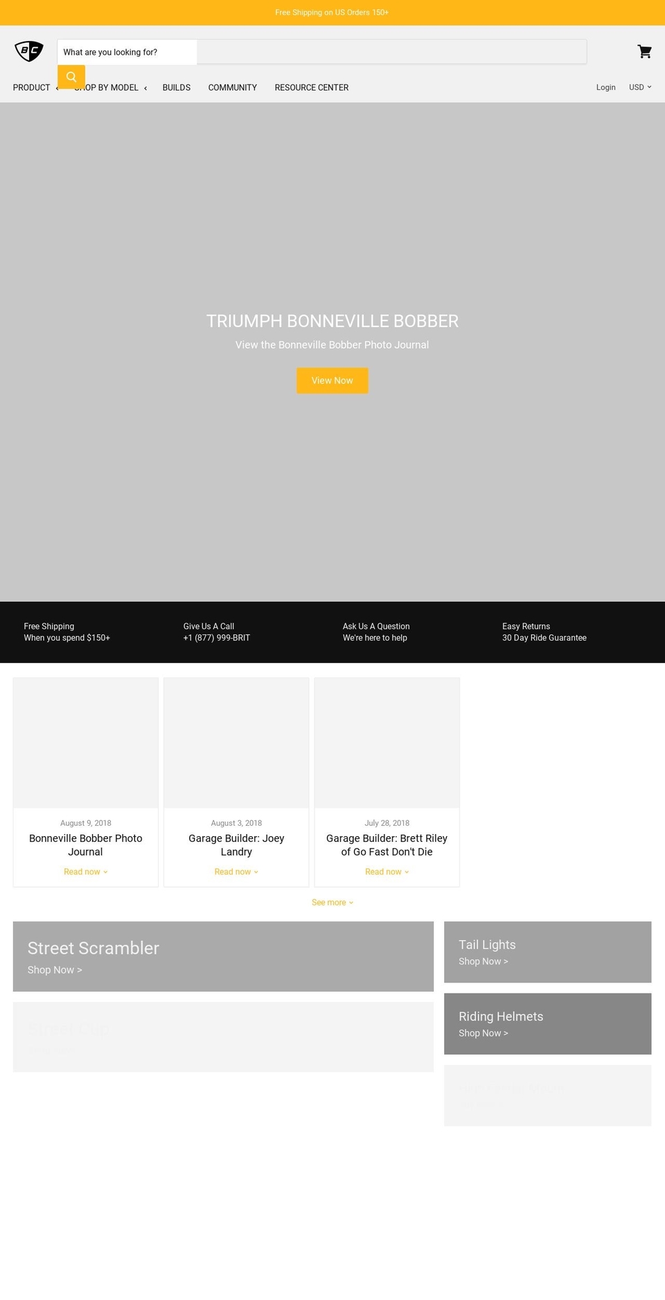 british-customs.com — Shopify storefront screenshot