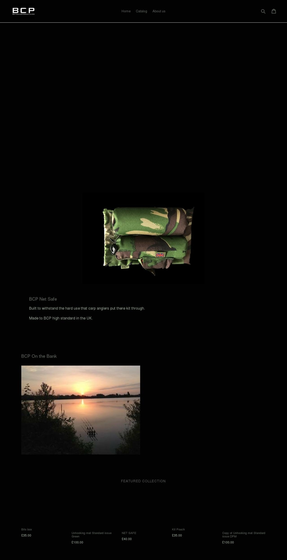 britishcarpproducts.com — Shopify storefront screenshot