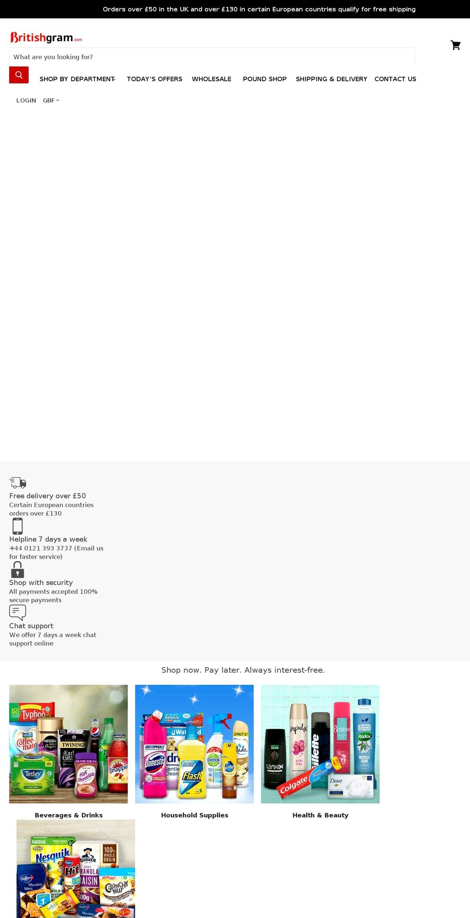 britishgram.com shopify website screenshot