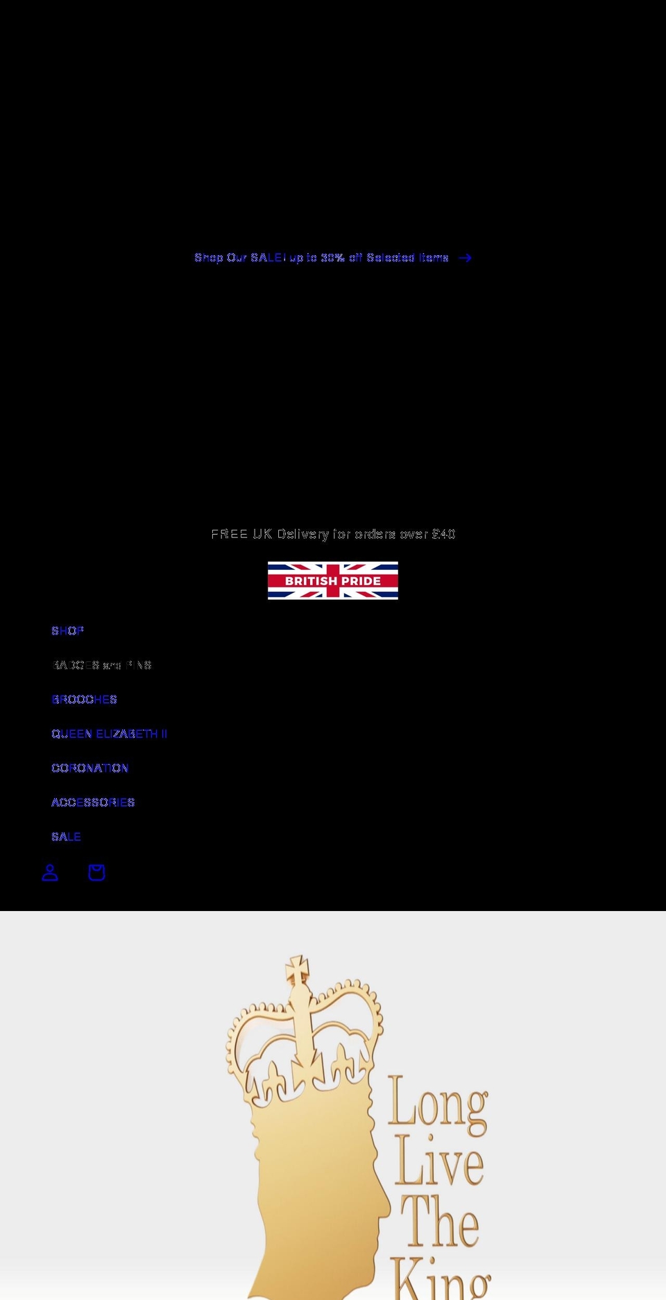 britishpride.co.uk shopify website screenshot