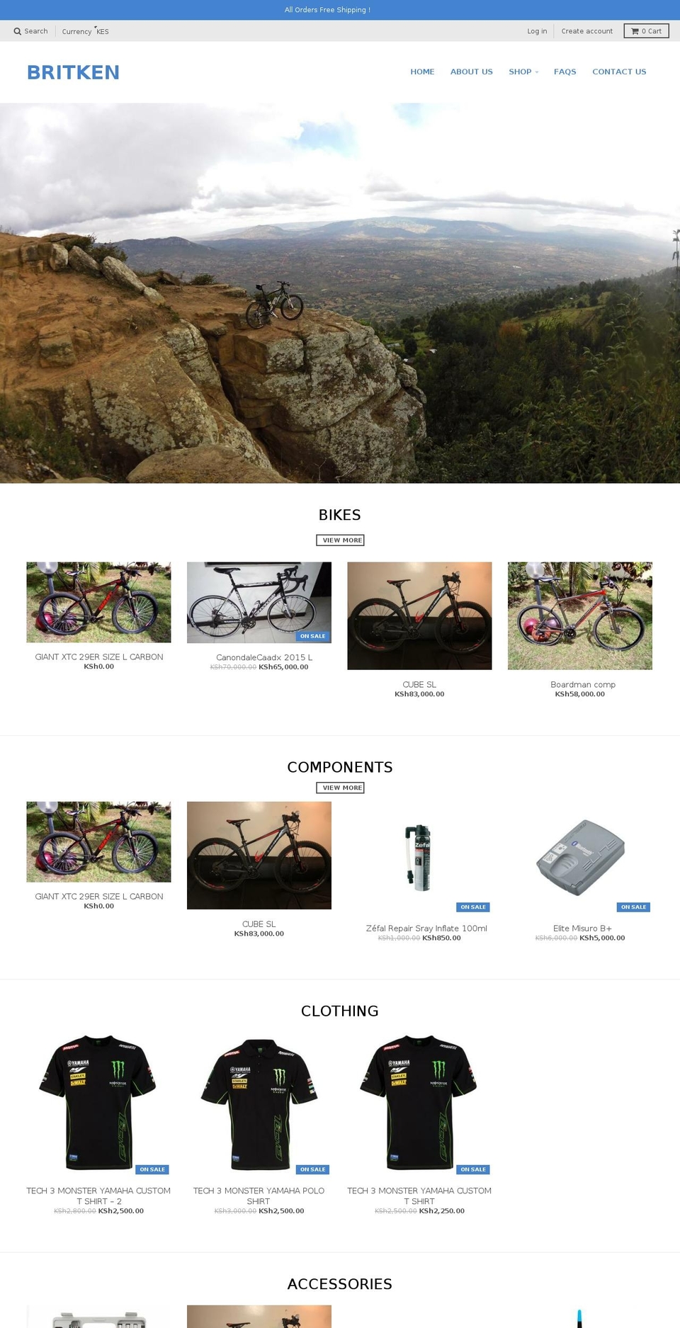 New Website Shopify theme site example britken.com