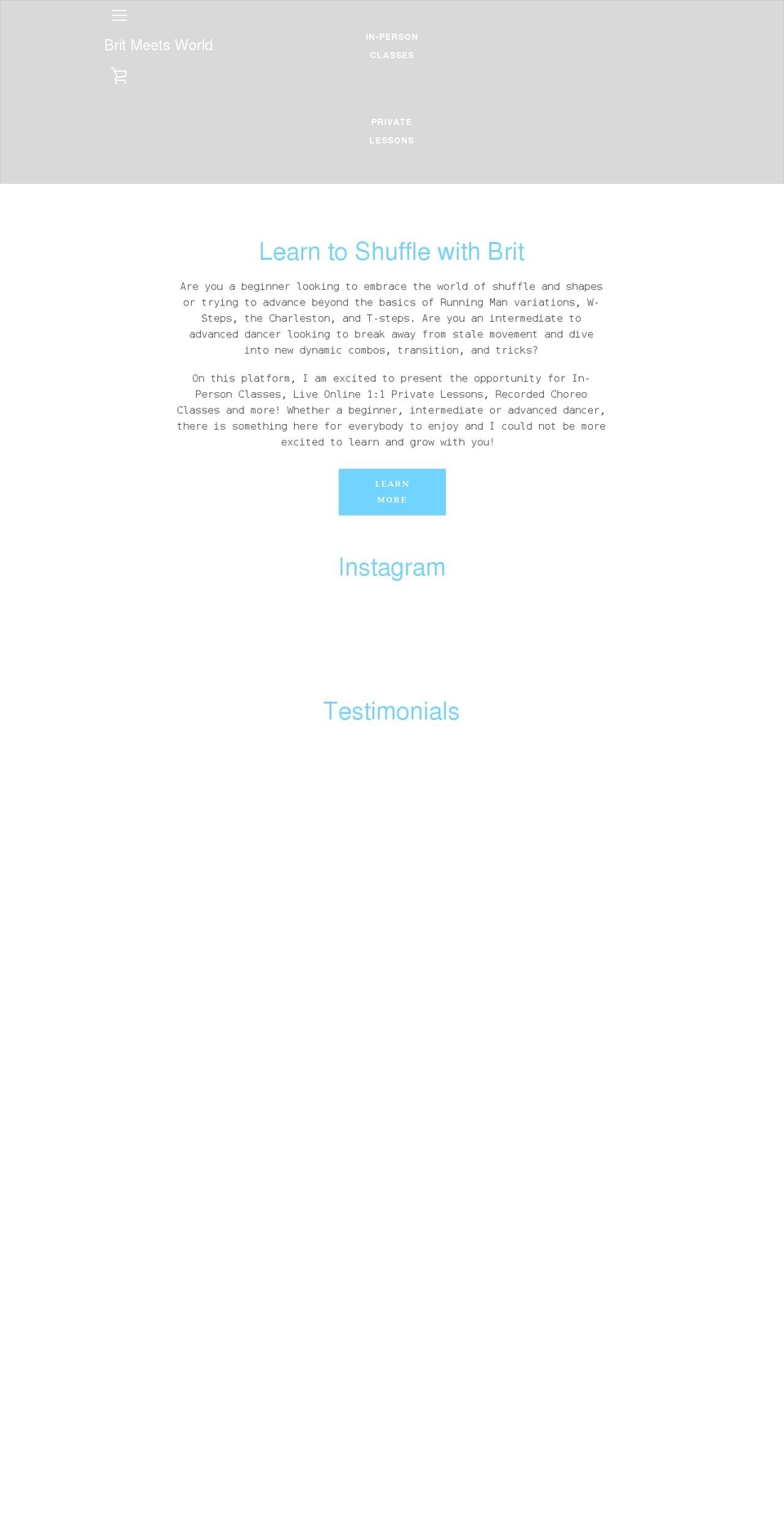 britmeetsworld.com shopify website screenshot