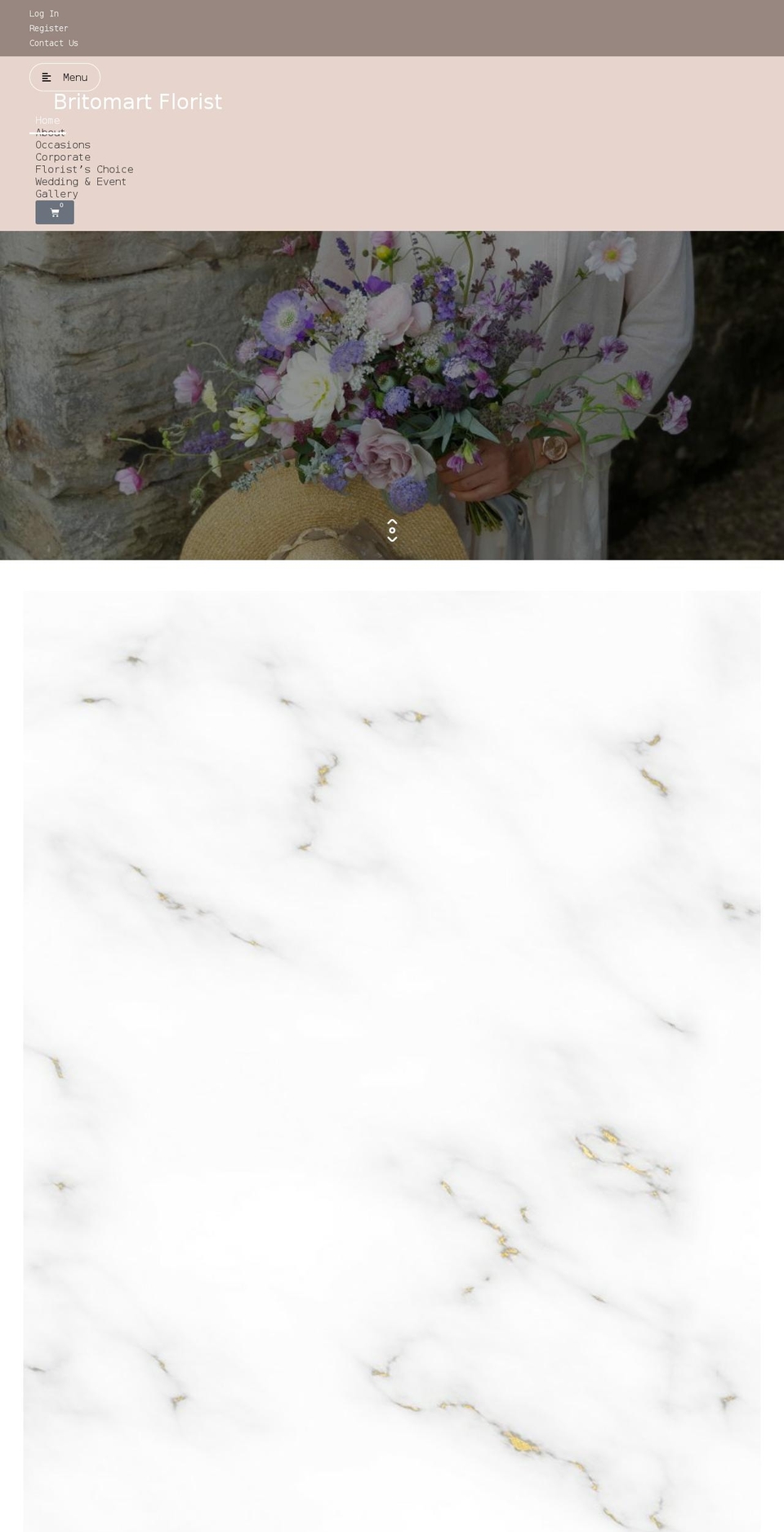 britomartflorist.com — Shopify storefront screenshot