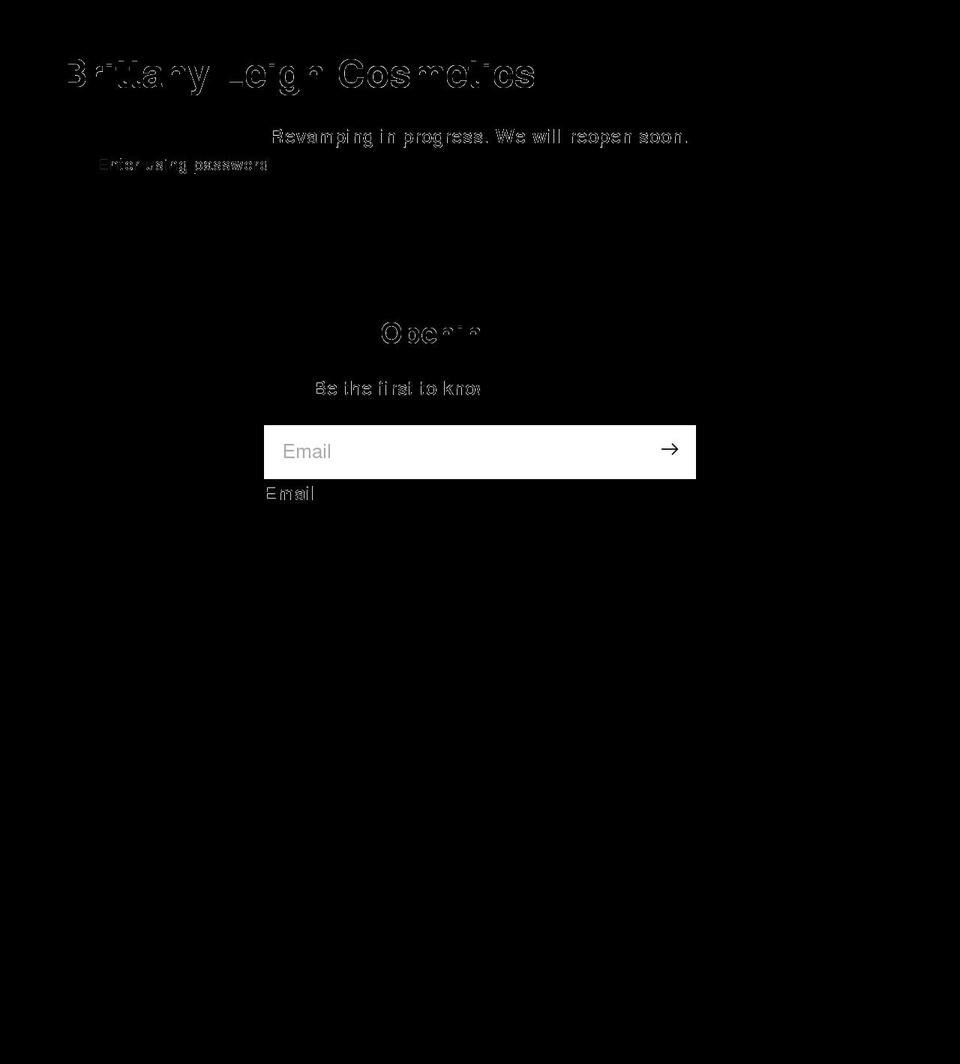 brittanyleighcosmetics.com shopify website screenshot