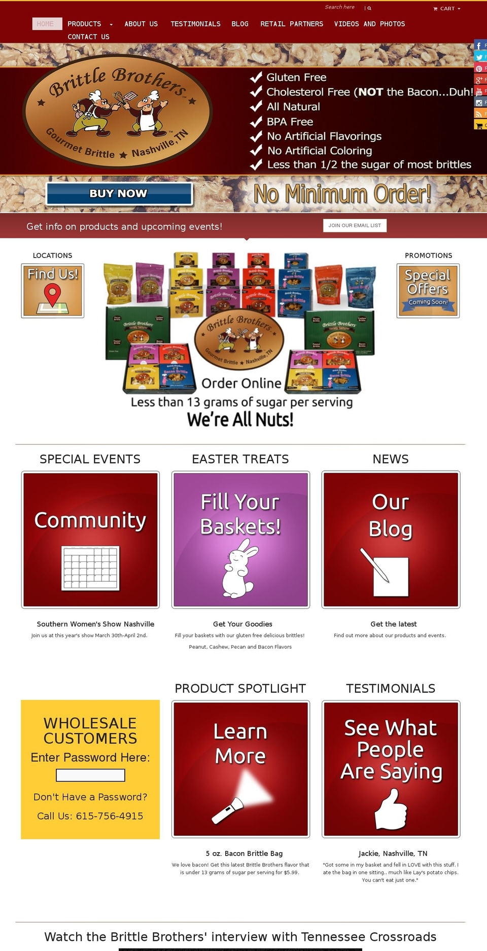 brittlebrothers.com shopify website screenshot