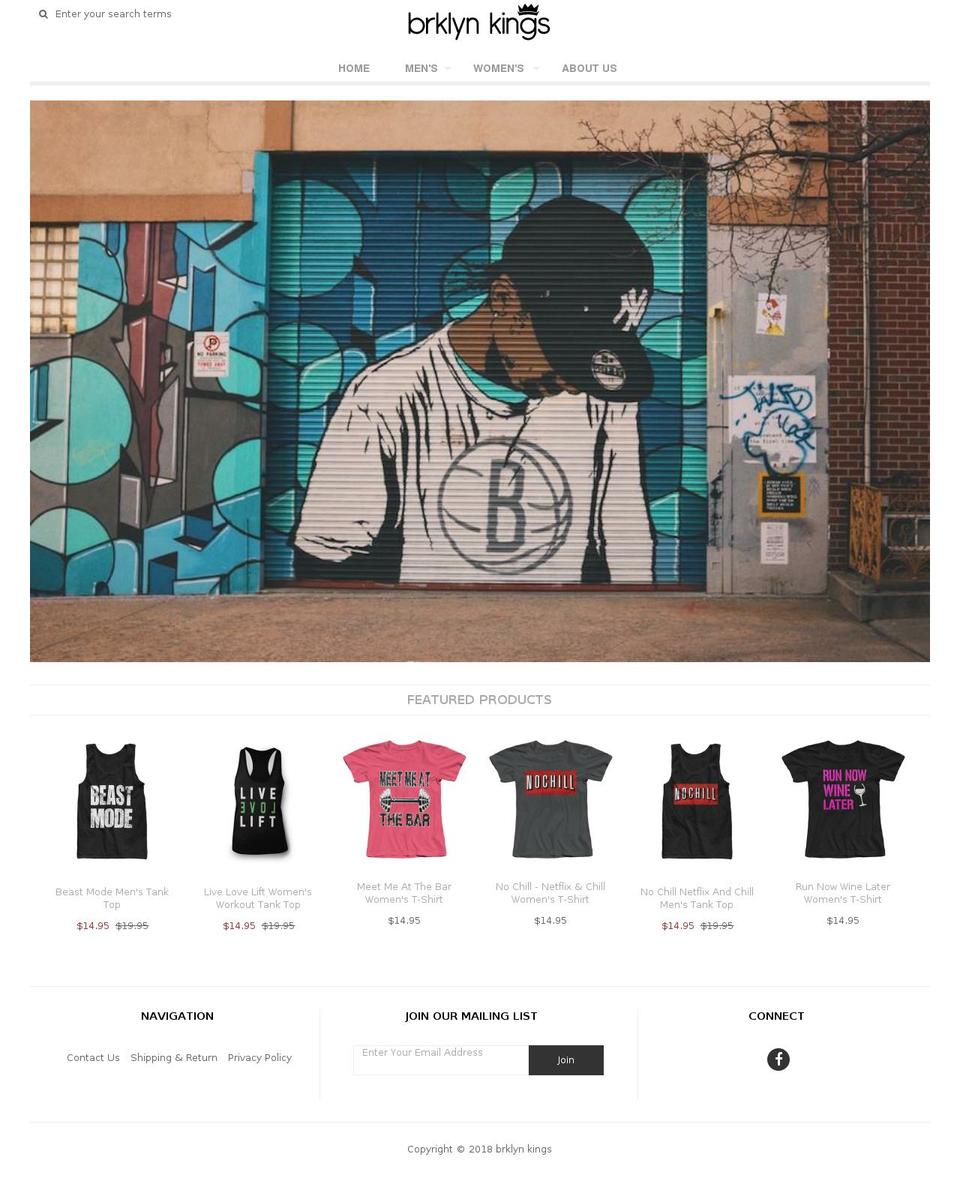 brklynkings.com — Shopify storefront screenshot