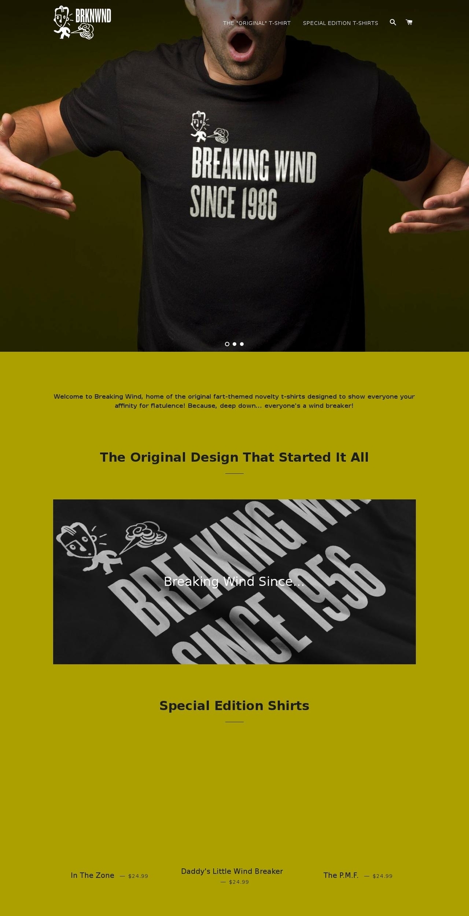 brknwnd.com — Shopify storefront screenshot