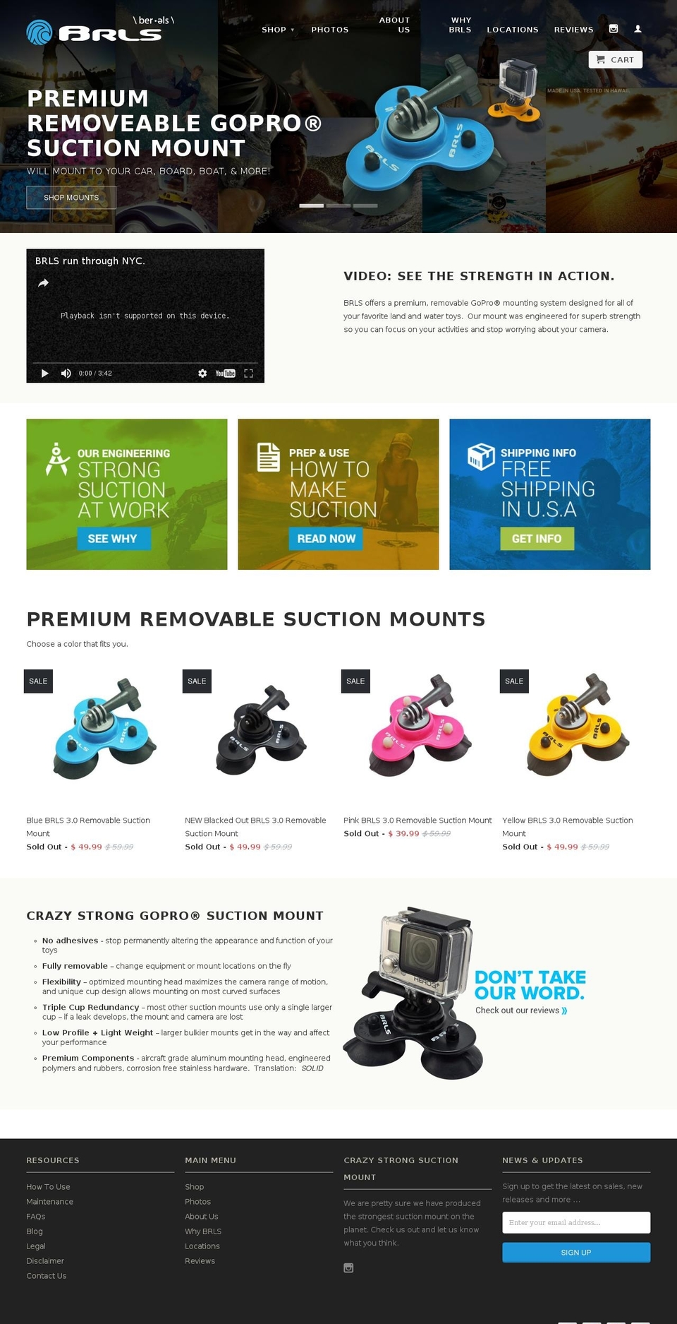 brlshawaii.com shopify website screenshot