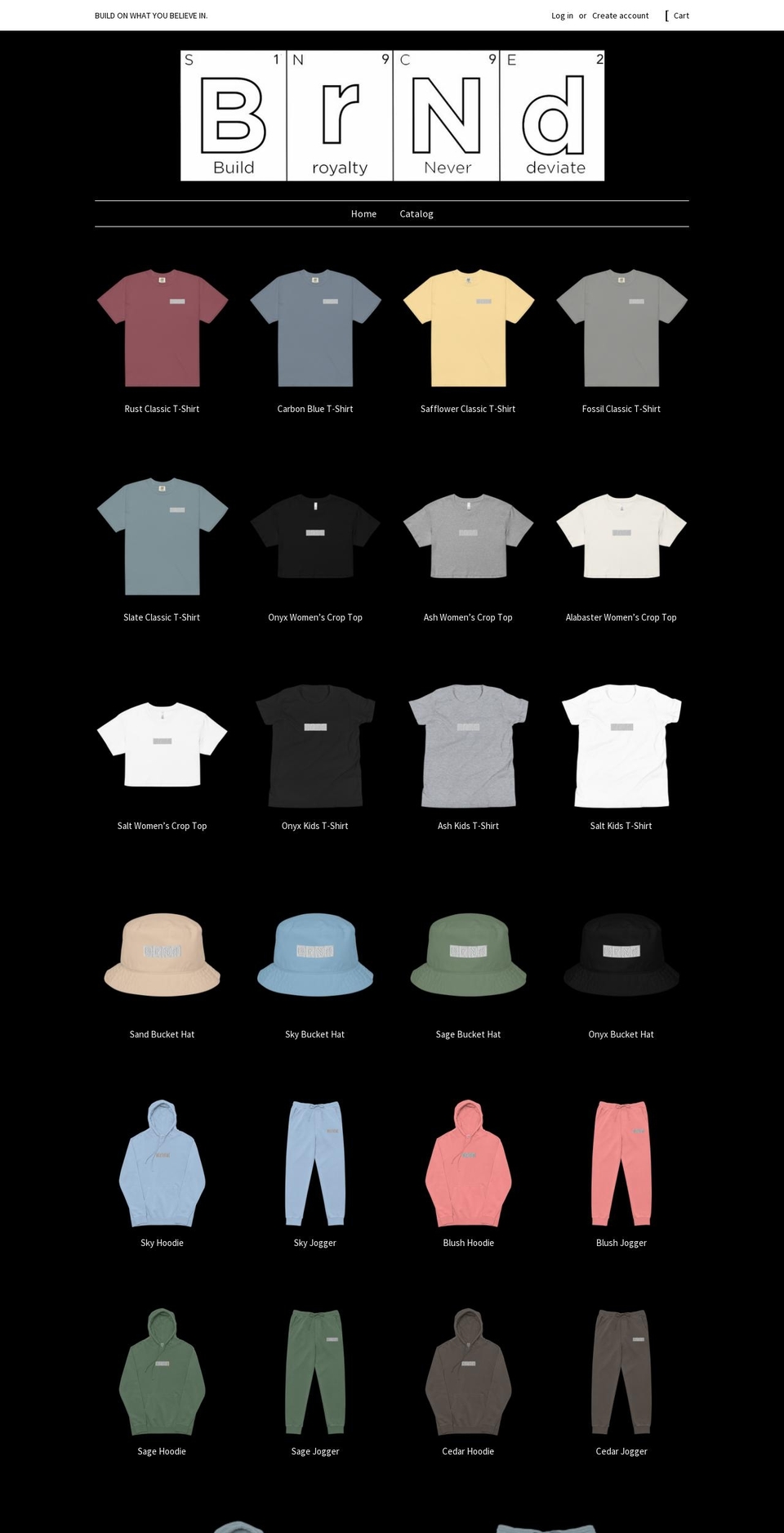 brndsnce.com shopify website screenshot