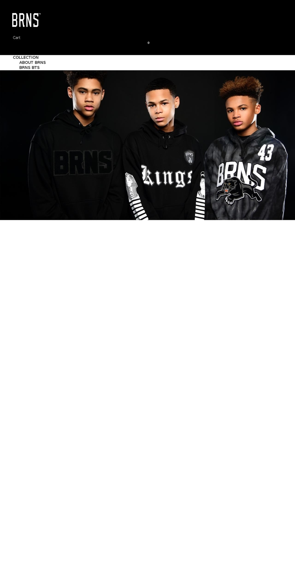 brnslifestyle.com — Shopify storefront screenshot