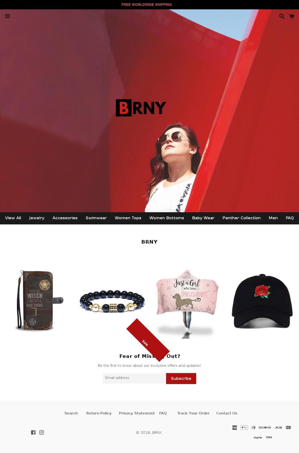 brny.store shopify website screenshot