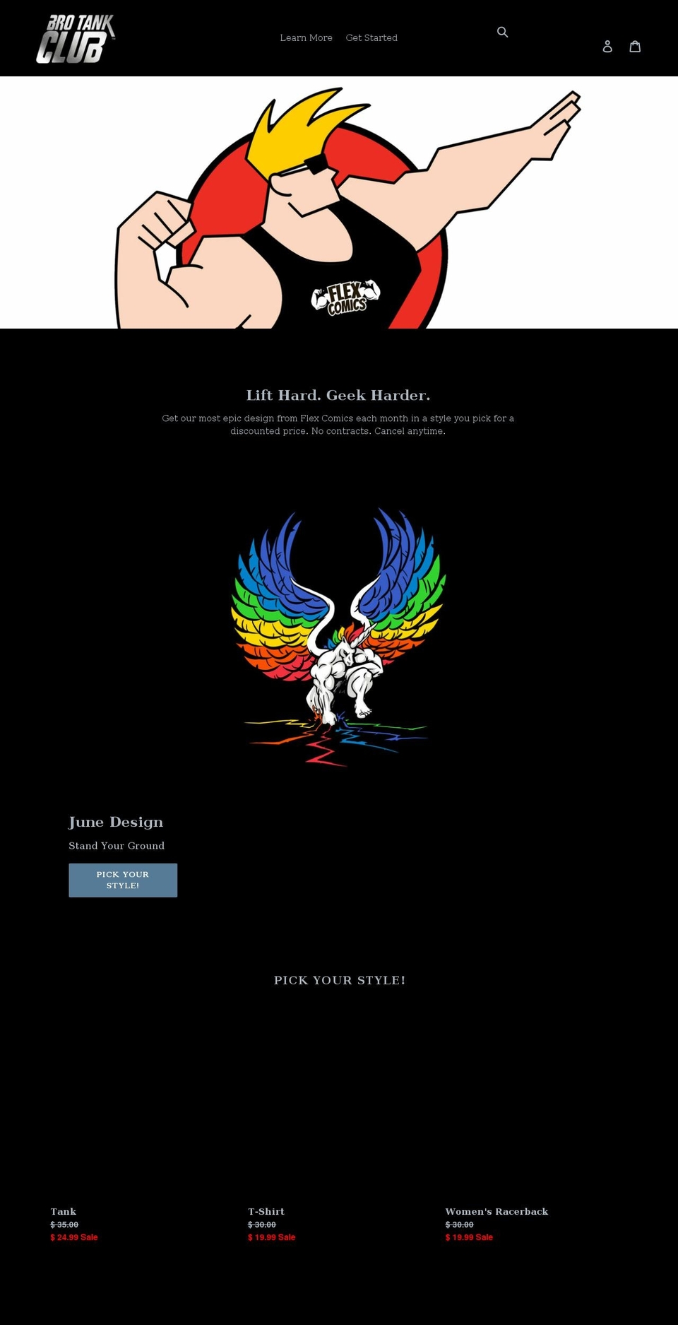 bro-tank-club.myshopify.com shopify website screenshot