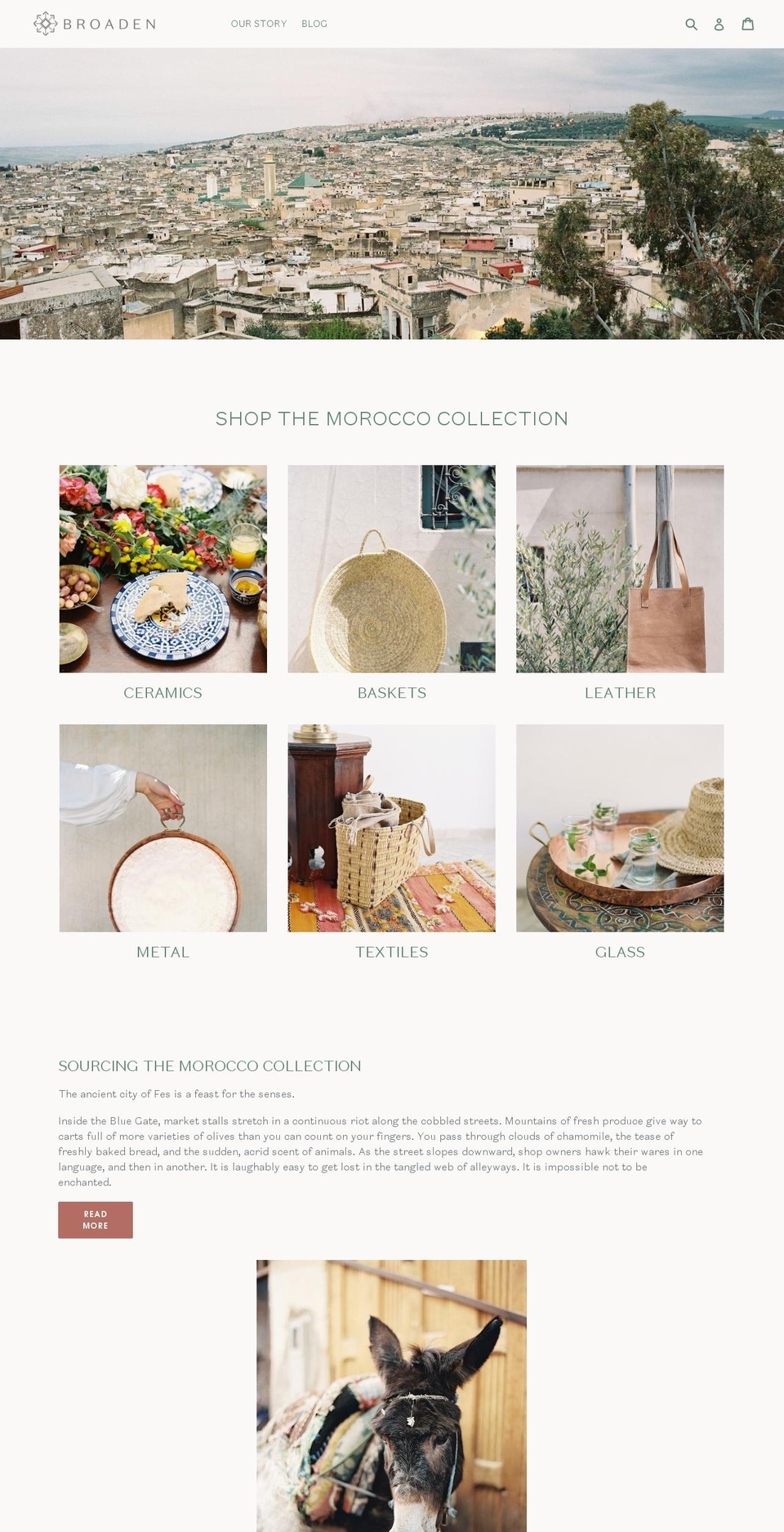 broadengoods.com — Shopify storefront screenshot