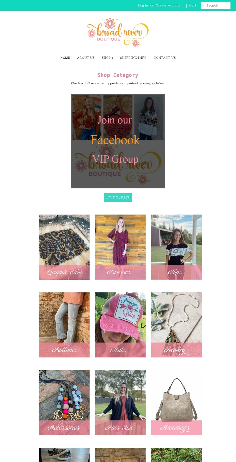 broadriverboutiques.com shopify website screenshot