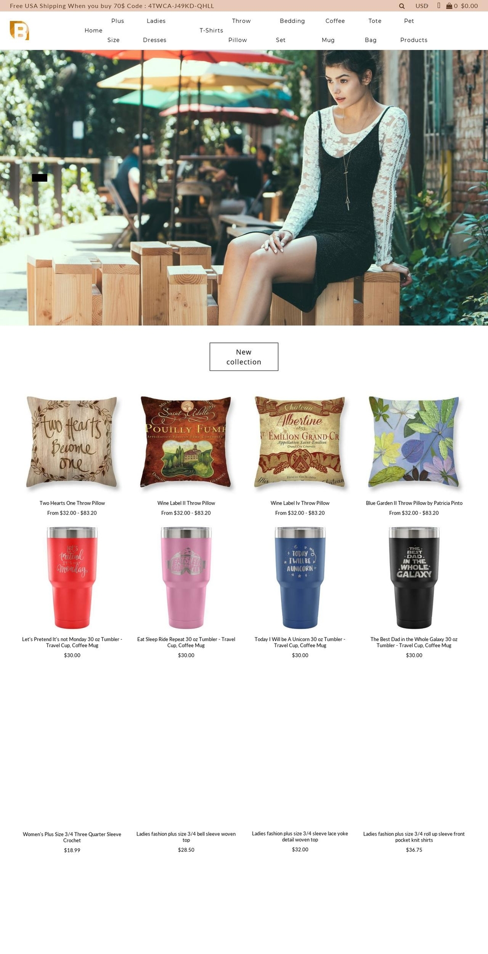 broadwaythreads.com — Shopify storefront screenshot