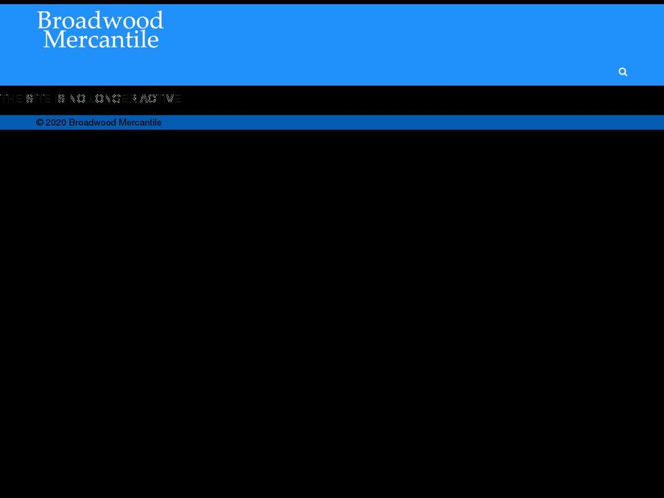 broadwoodmercantile.com — Shopify storefront screenshot
