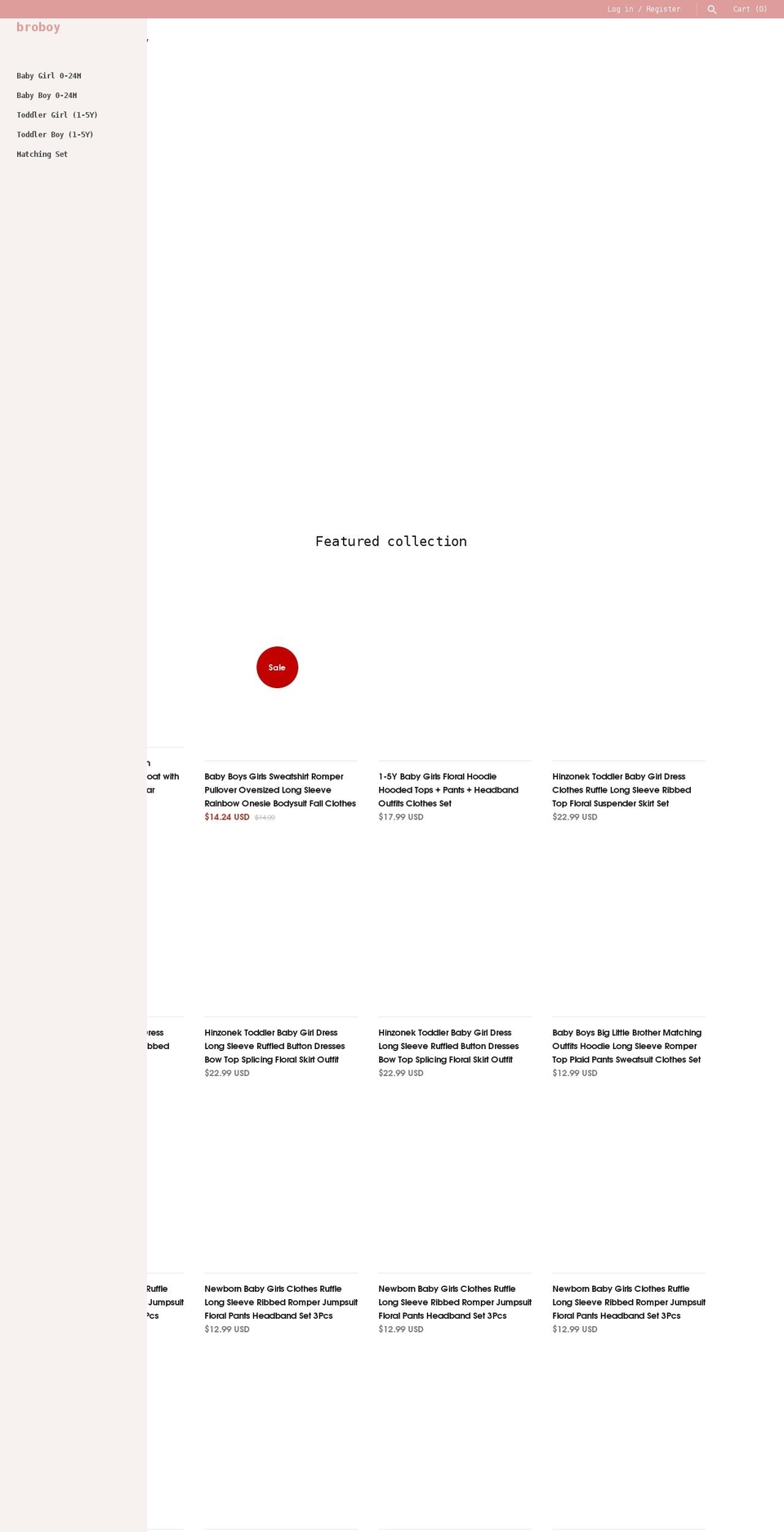 broboy.com shopify website screenshot