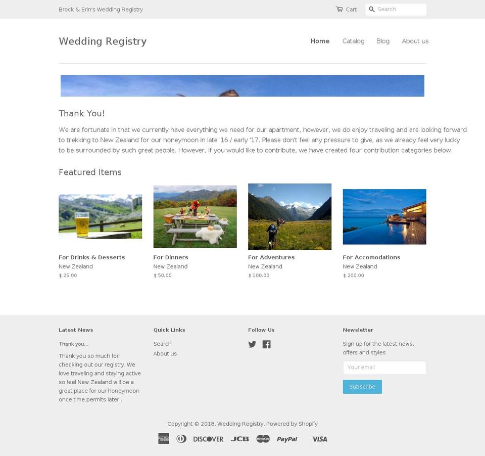 brockanderin.com — Shopify storefront screenshot